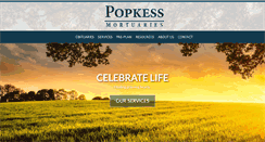 Desktop Screenshot of popkessmortuaries.com